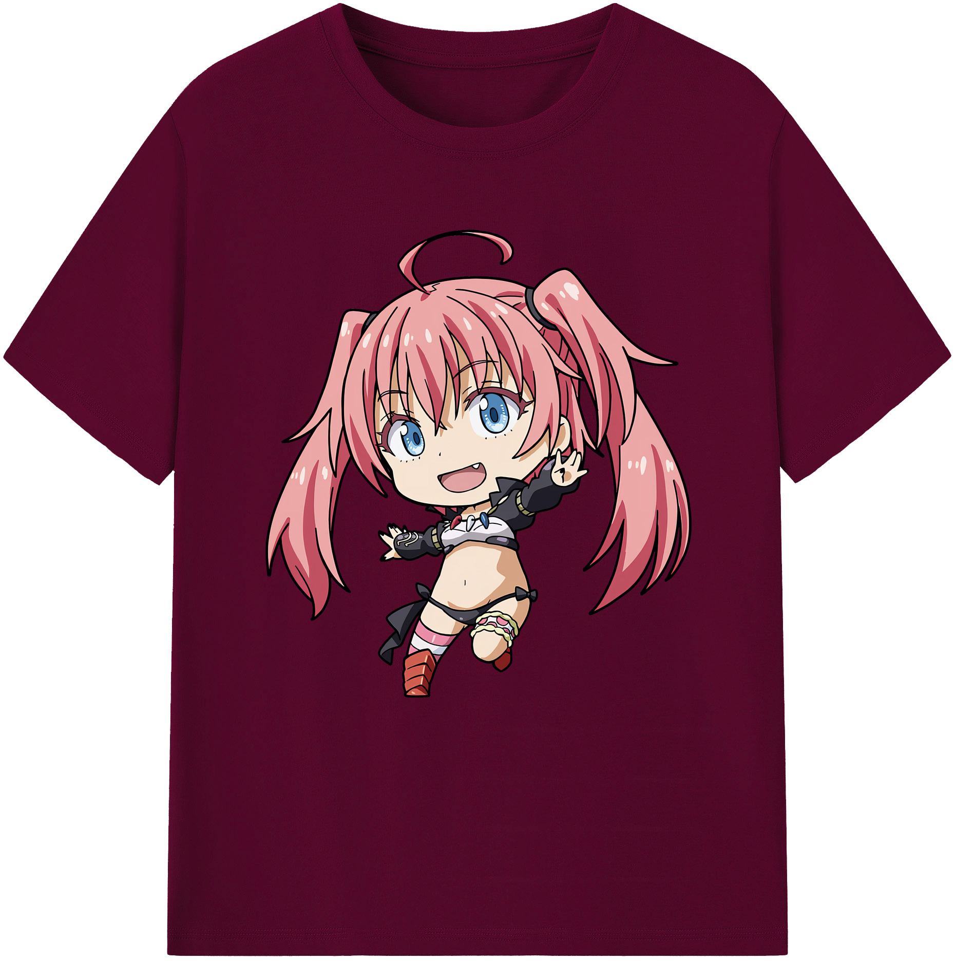 （画像用） 転スラ Regarding Reincarnated to Slime レディースカジュアルプリントTシャツ（綿100％）